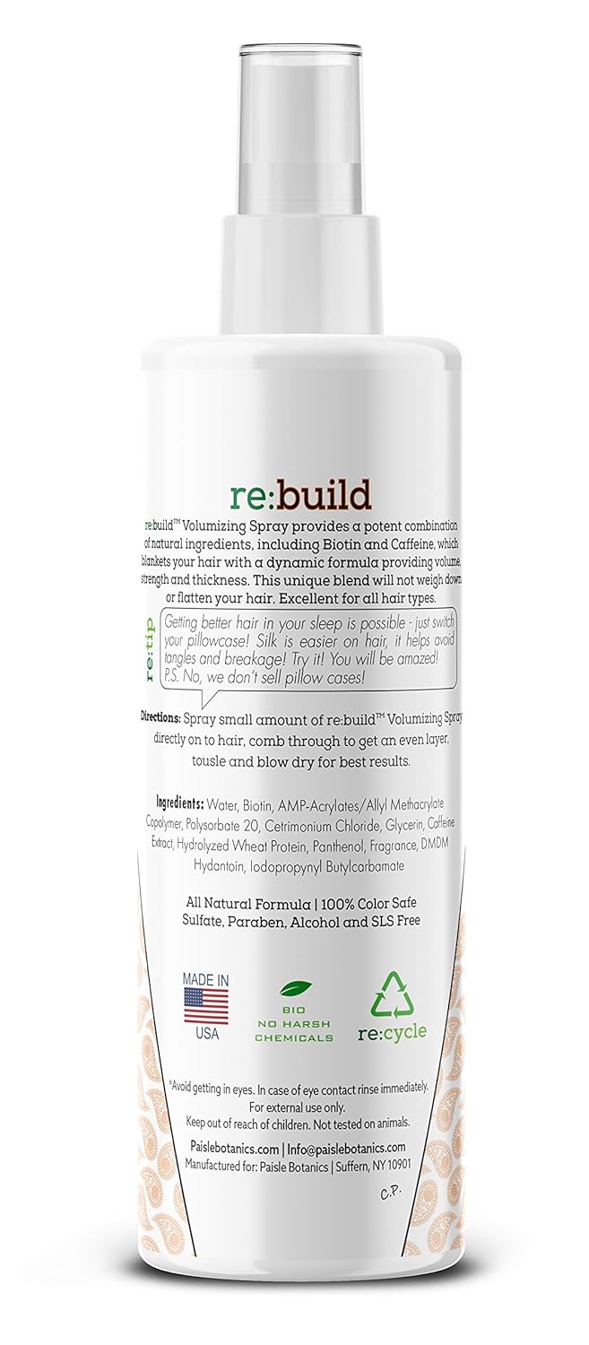 Biotin Volumizing Spray - Natural Hair Thickening and Growth Product