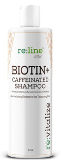 Biotin Shampoo For Hair Growth Natural Caffeine Hair Loss Treatment Shampoo For Thinning Hair Thickening DHT Blocker For Men Women Sulfate Free Safe On Color Treated Hair Coconut + Argan Oil