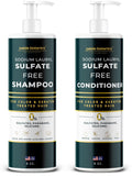 Sodium Lauryl Sulfate Free Shampoo and Conditioner Set Sulfate Free Shampoo and Conditioner For Color Treated Hair ALL NATURAL Women & Men Shampoo and Conditioner SLS Paraben and Sulfate Free Shampoo