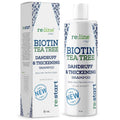 Anti Dandruff Shampoo for Men - Tea Tree Oil & Zinc Shampoo for Dandruff & Thinning Hair (8 OZ)