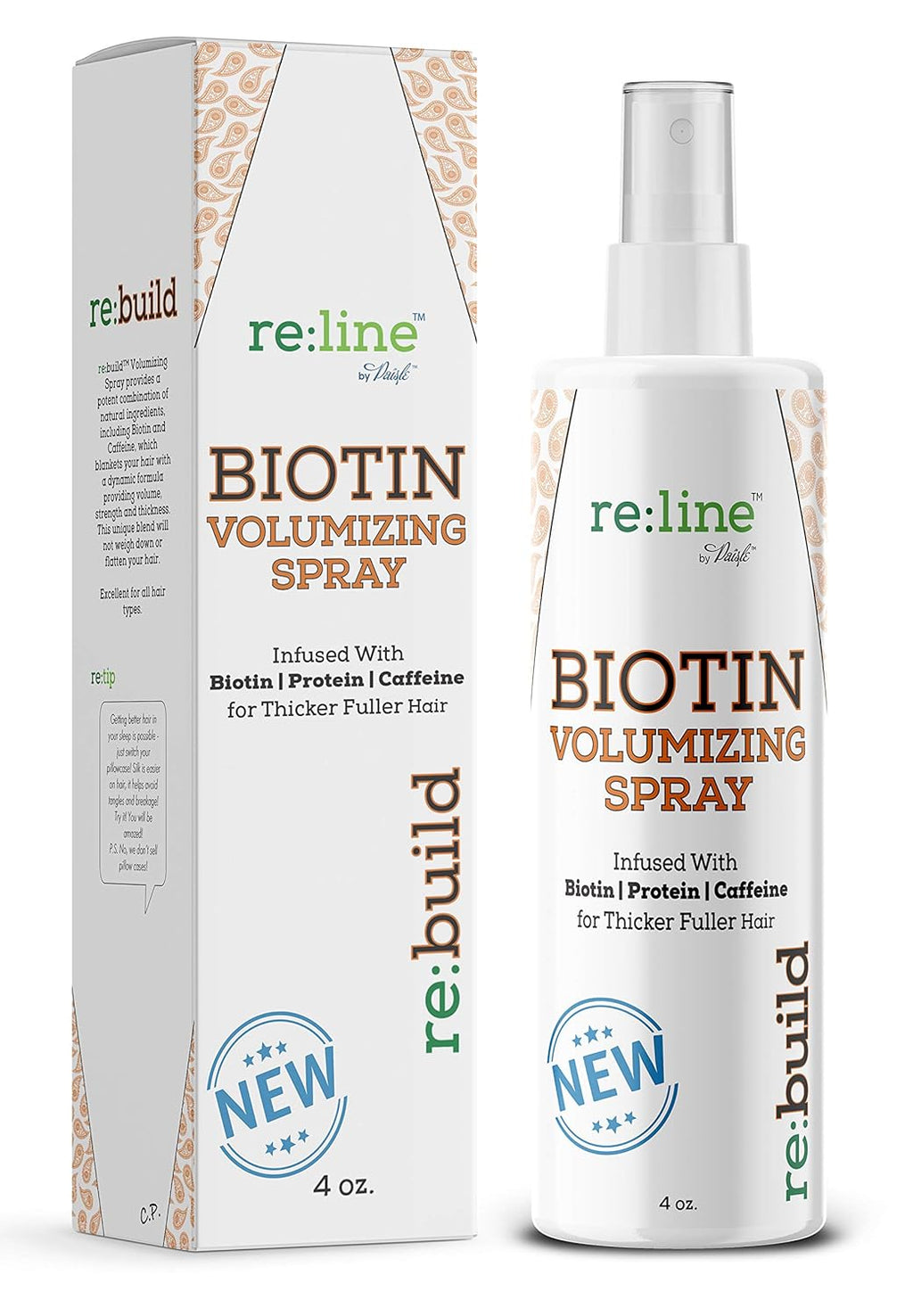 Biotin Volumizing Spray - Natural Hair Thickening and Growth Product
