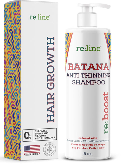 Batana Oil Shampoo for Hair Growth for Thin Hair - Batana Shampoo for Thinning Hair for Men & for Women with Raw Organic Batana Oil for Hair Growth DR SEBI Routine shampoo for Women Hair Loss or Men