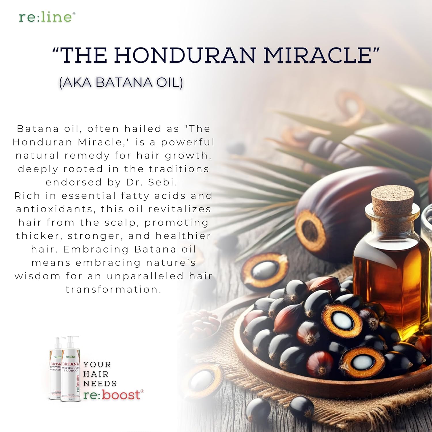 Batana Shampoo and Conditioner for Thinning Hair Shampoo and Conditioner for Men & Women with Raw Organic Batana Oil for Hair Growth Shampoo and Conditioner Set Batana Shampoo for Hair Growth DR SEBI