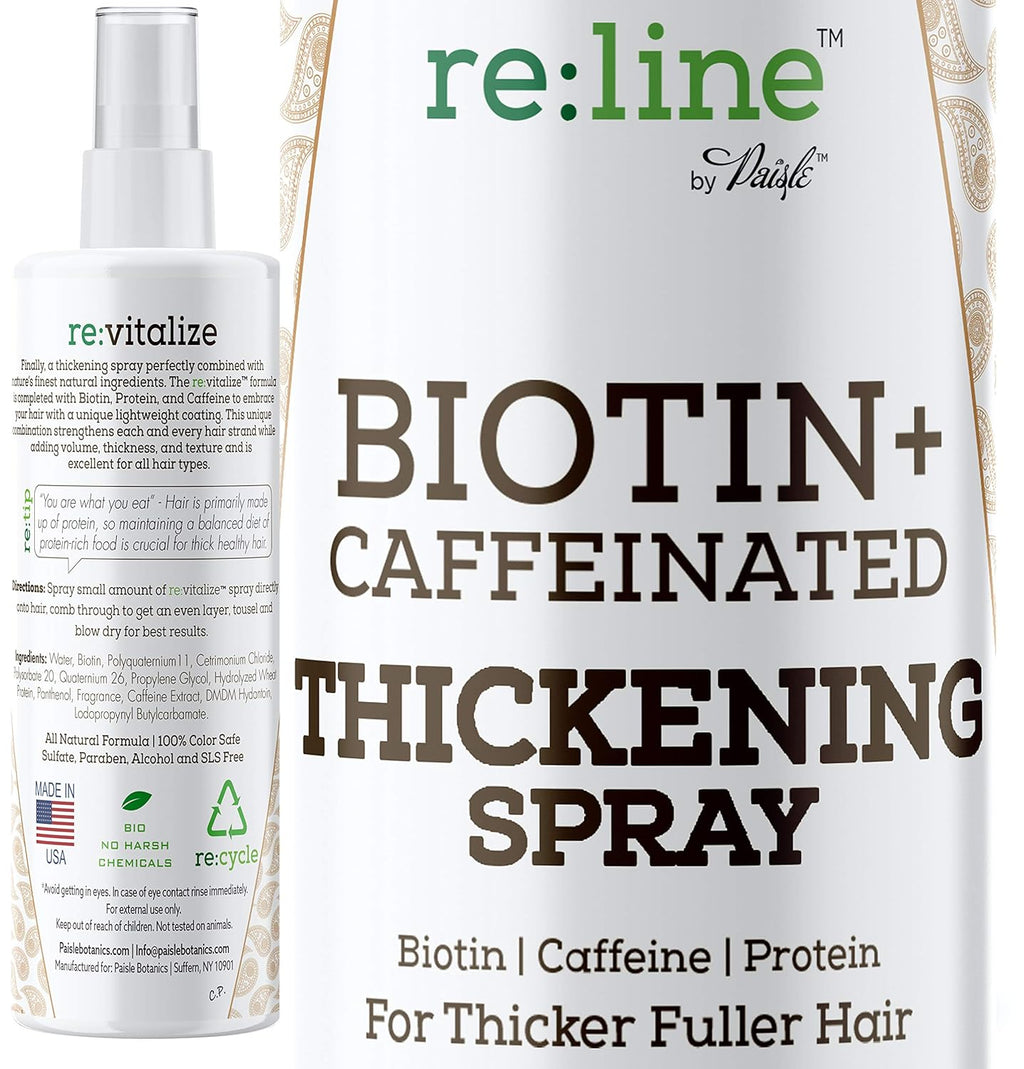 NATURAL Volumizer with CAFFEINE for Thicker, Fuller Hair in Seconds