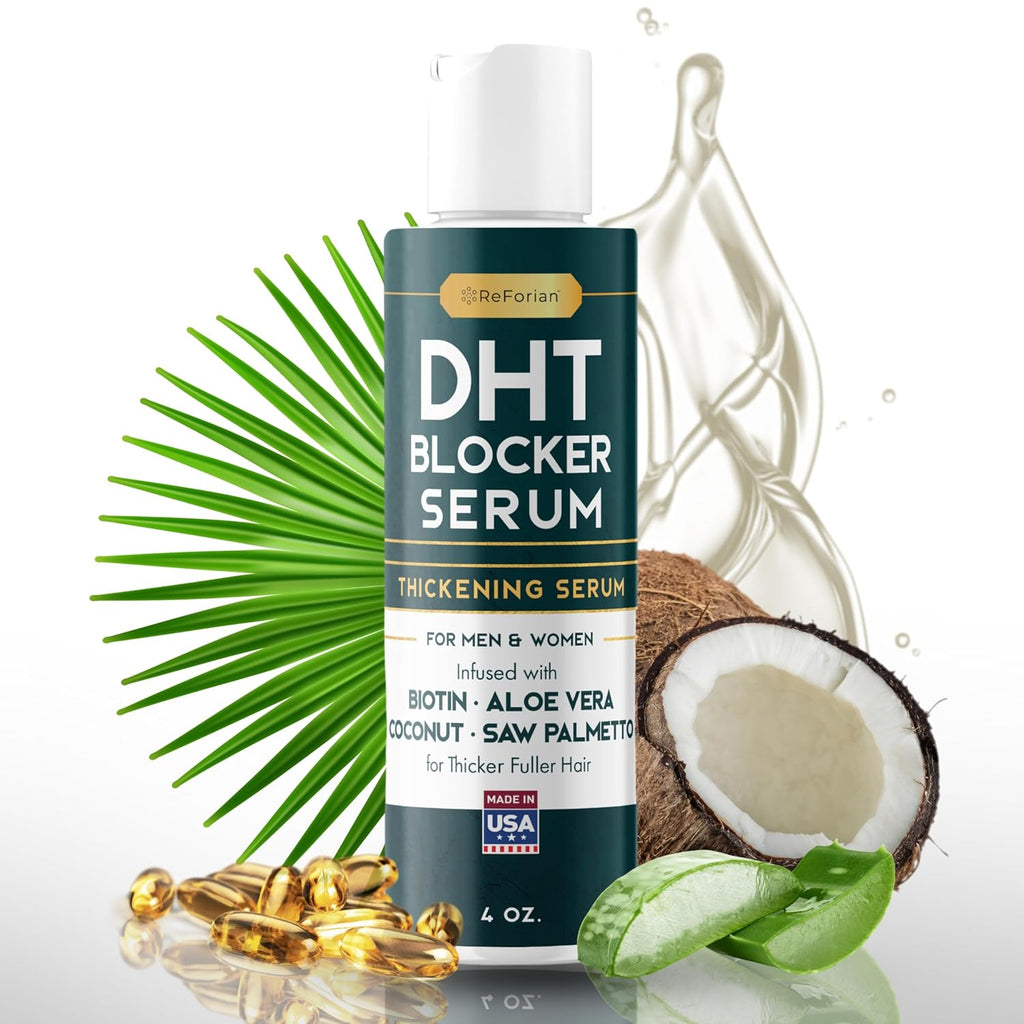 Paisle Botanics Hair Growth Serum for Hair Loss & Regrowth for Women & Men, Natural Biotin Thickener for Fine Hair, DHT Blocker, Cruelty, Sulfate & Paraben Free, 4 oz