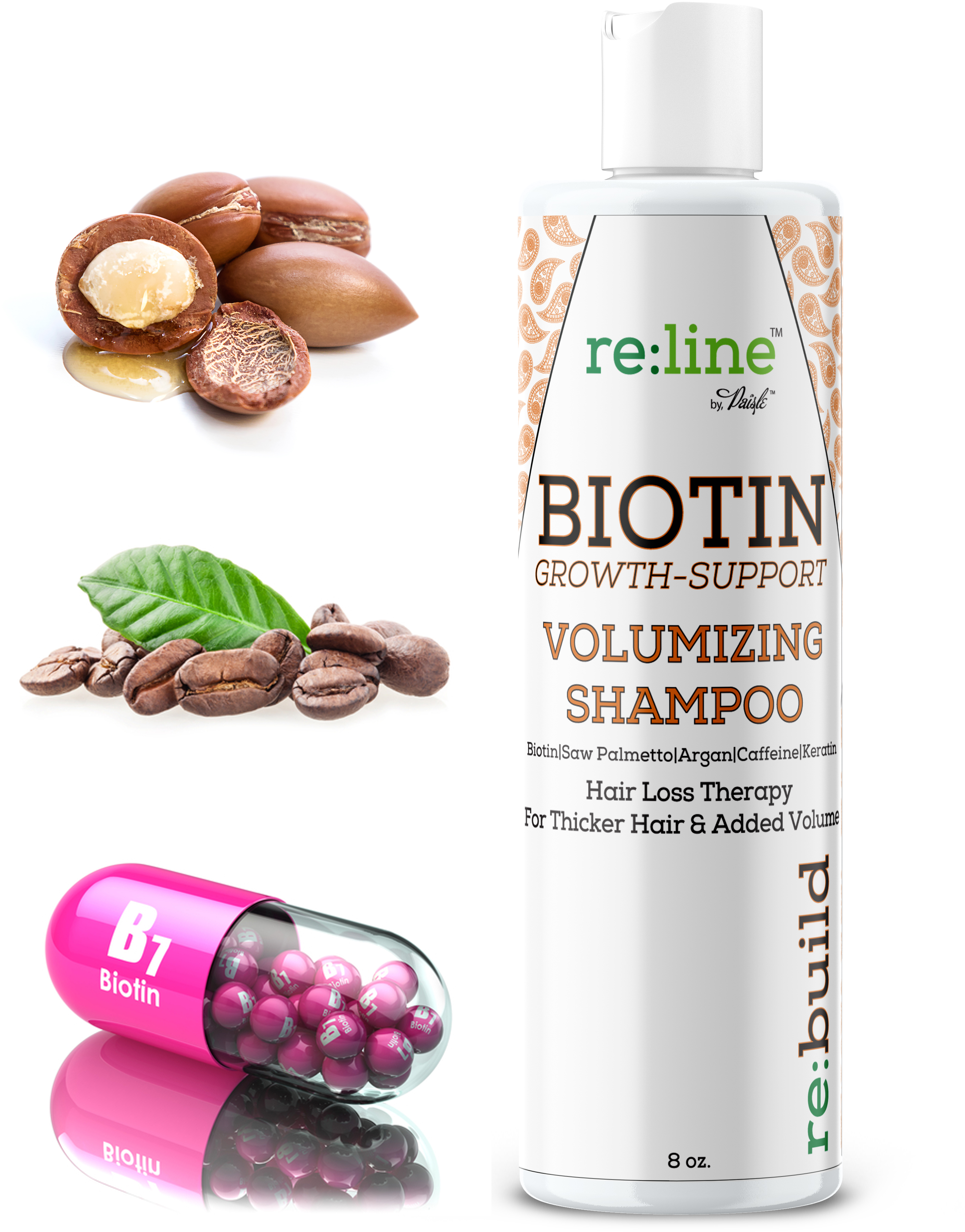 ReBuild Volumizing Biotin Shampoo Paisle Botanics